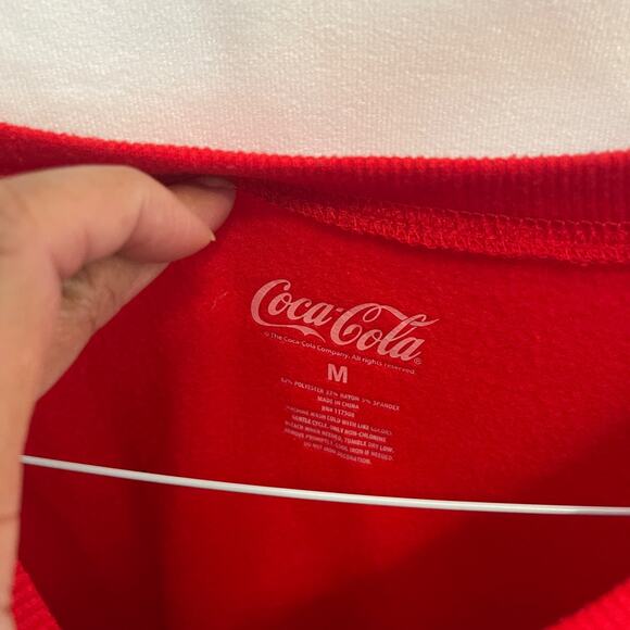 Women's Coca-Cola Red Sweatshirt Size Medium RN: 117508 - Picture 3 of 4